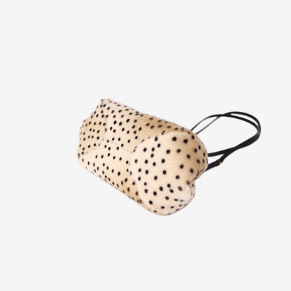 Chanel 26A Clutch with Leather Strap in Beige Pony Hair with Gold Hardware