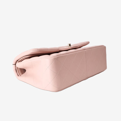 Chanel Classic Flap Jumbo in Pink Lambskin Leather with Gold Hardware