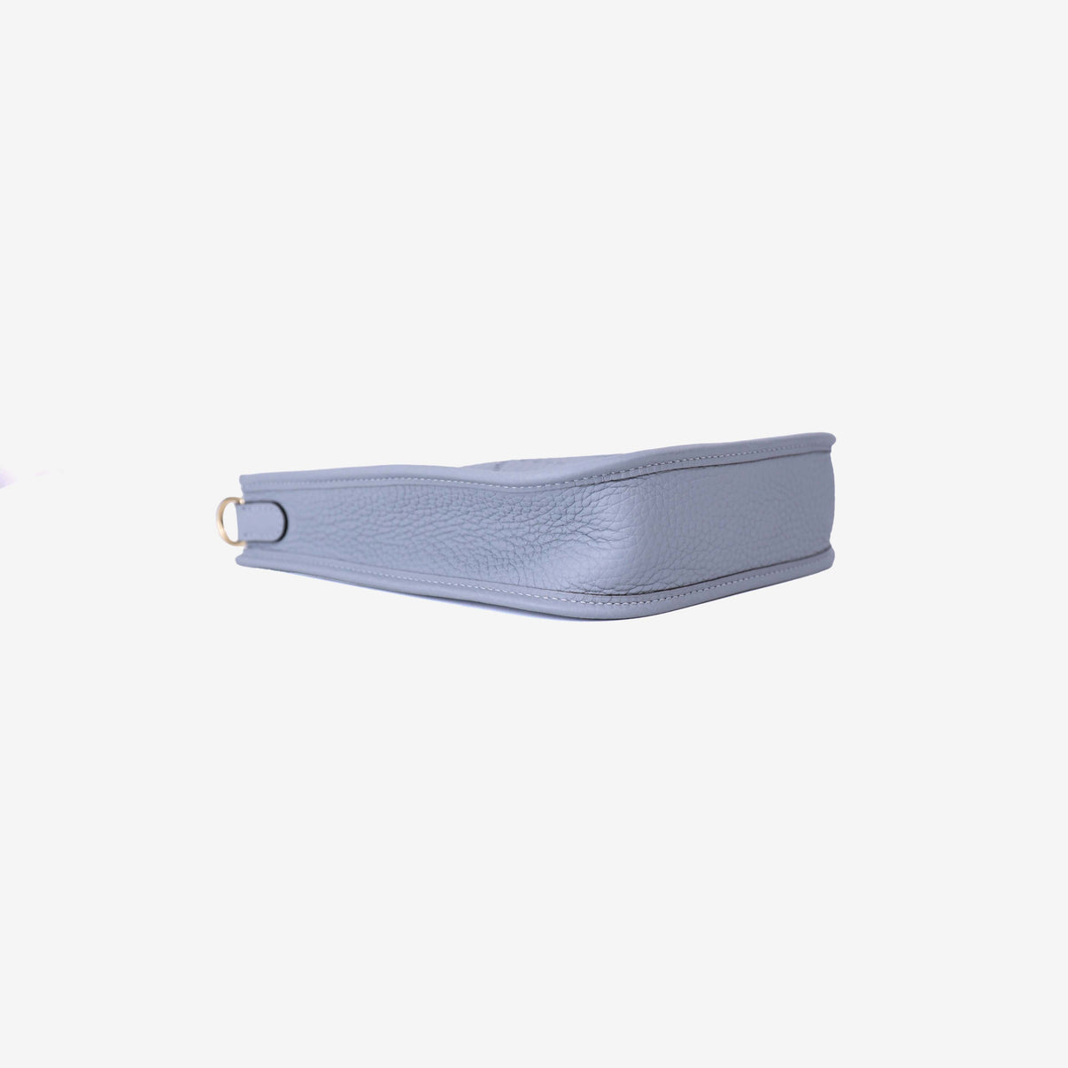 Hermès Evelyne 16 in Gris Pantin Clemence Leather with Gold Hardware bottom side view