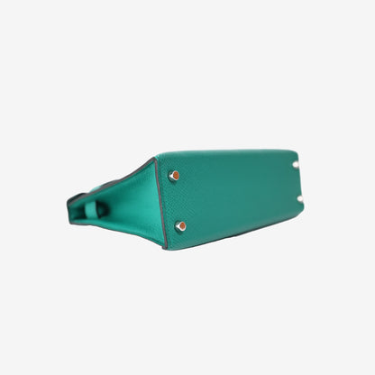 Hermès Mini Kelly 20 in Vert Jade Epsom Leather with Palladium Hardware (Contact to Enquire)