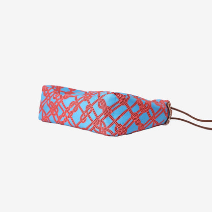 Hermès Fourbi 20 in Bleu Frida Silk