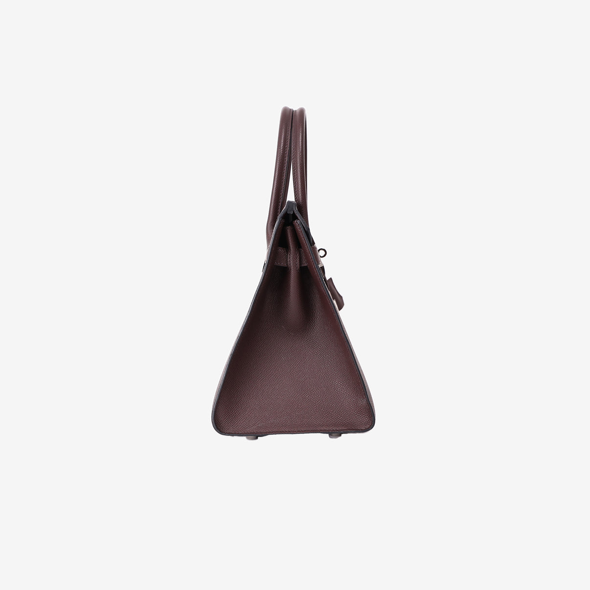 Hermès Birkin 30 in Bordeaux Epsom Leather with Palladium Hardware side view