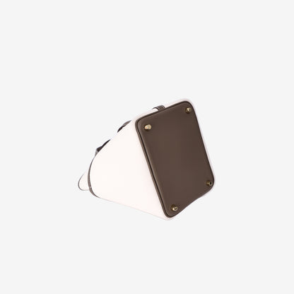 Hermès Picotin Cargo 18 in Étoupe/Ecru Canvas/Leather with Gold Hardware