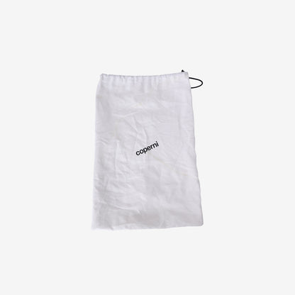 Coperni Mini Swipe Top-Handle Bag in Black Calf Leather