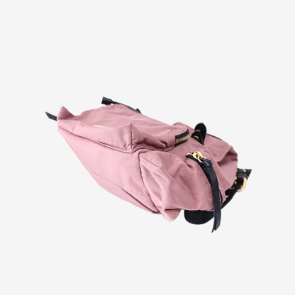 Burberry Medium Rucksack Backpack in Mauve Pink Nylon