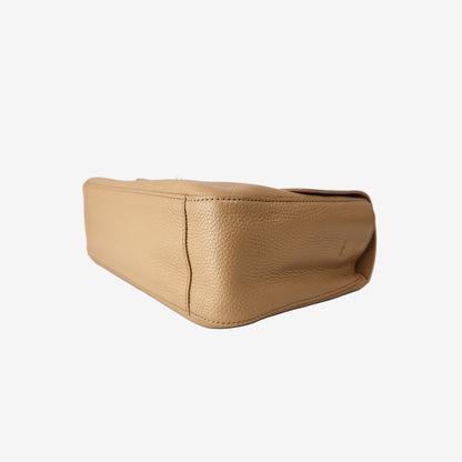 Chanel Maxi Flap Bag in Beige Grained Calfskin Leather with Gold Hardware (Contact to Enquire)