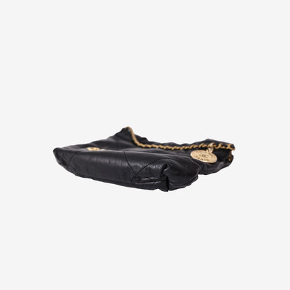 Chanel 22 Mini in Black Shiny Calfskin with Gold Hardware