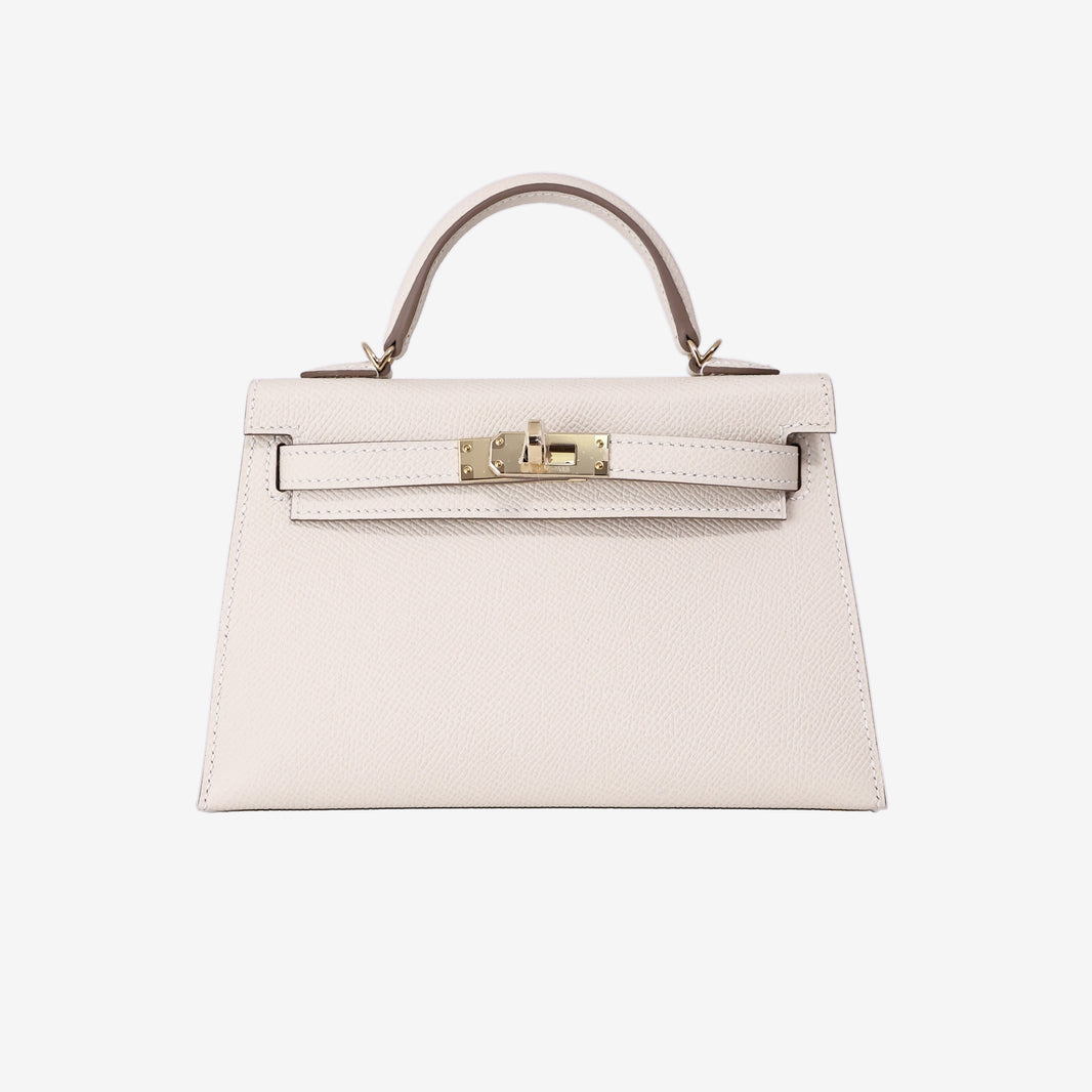 Hermès Mini Kelly 20 in Craie Epsom Leather with Gold Hardware (Contact to Enquire)