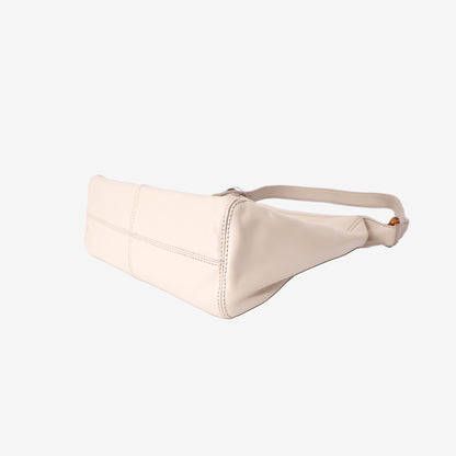 Chanel Leather Tortoiseshell CC Hobo Tote Bag in Beige Calfskin Leather with Gold Hardware
