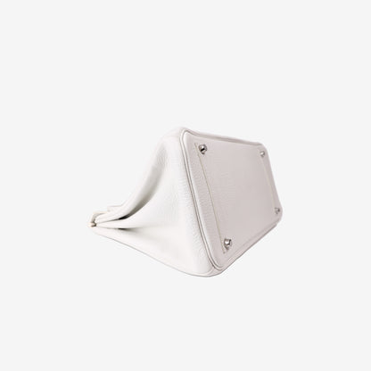 Hermès Birkin 35 in Blanc Togo Leather with Palladium Hardware
