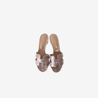 Hermès Oasis Sandals in Ombré Lizard Skin (Size 36)