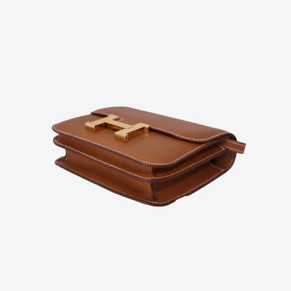 Hermès Constance 18 in Gold Epsom Leather with Gold Hardware (Contact to Enquire)