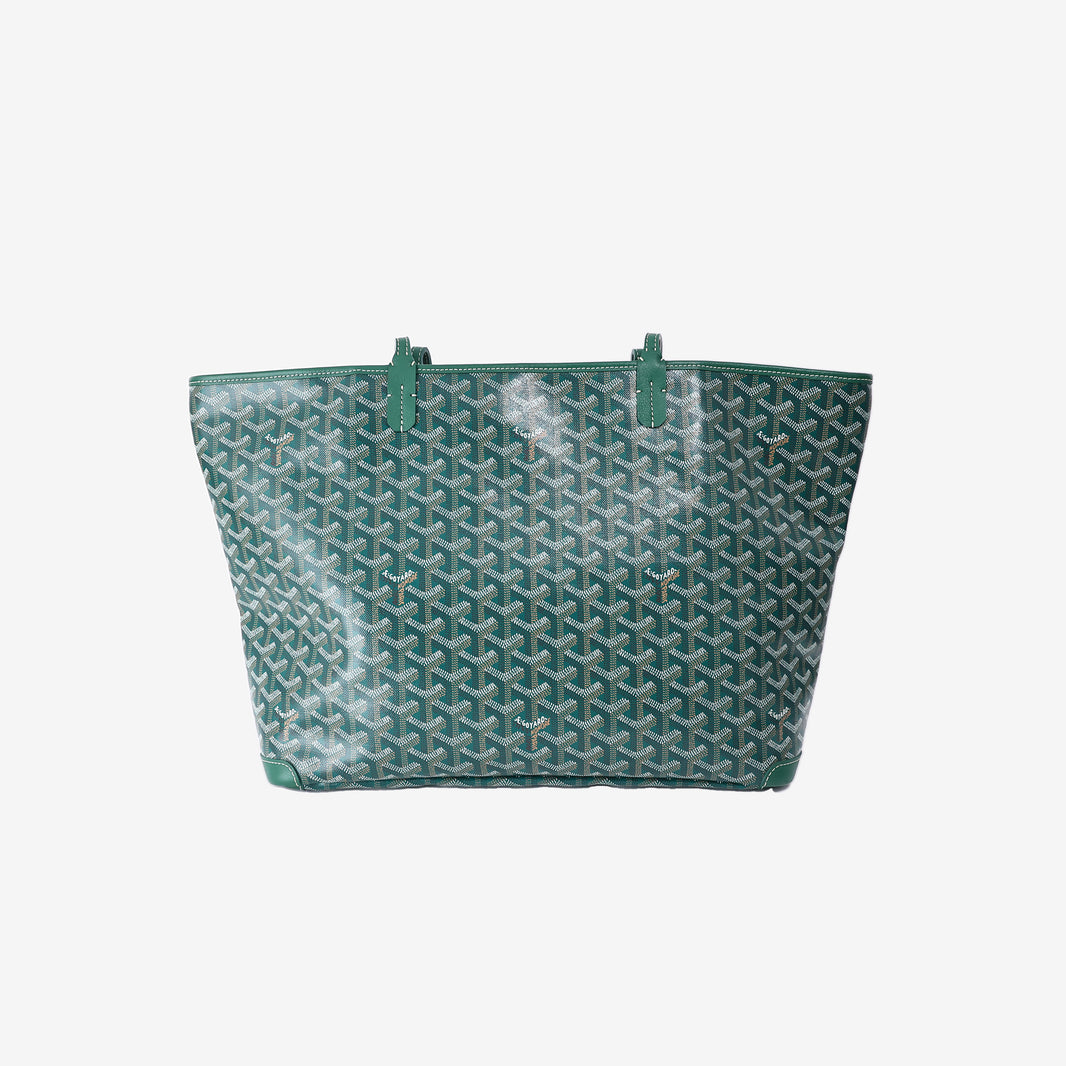 Goyard Saint Louis Tote Bag in Green Goyardine Canvas (Contact to Enquire)