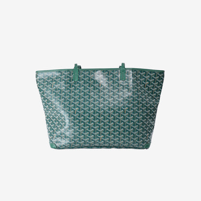 Goyard Saint Louis Tote Bag in Green Goyardine Canvas