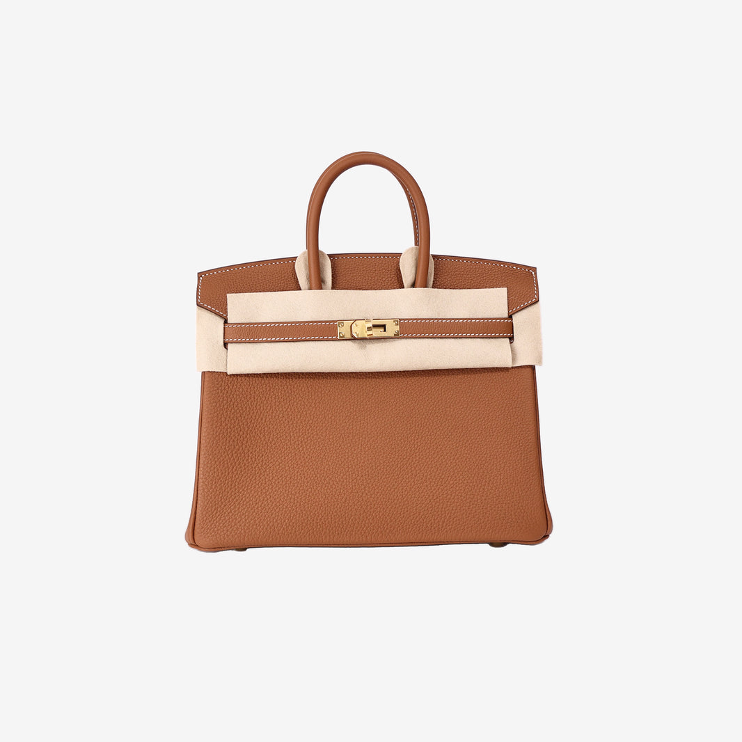 Hermès Birkin 25 in Gold Togo Leather with Gold Hardware (Contact to Enquire)