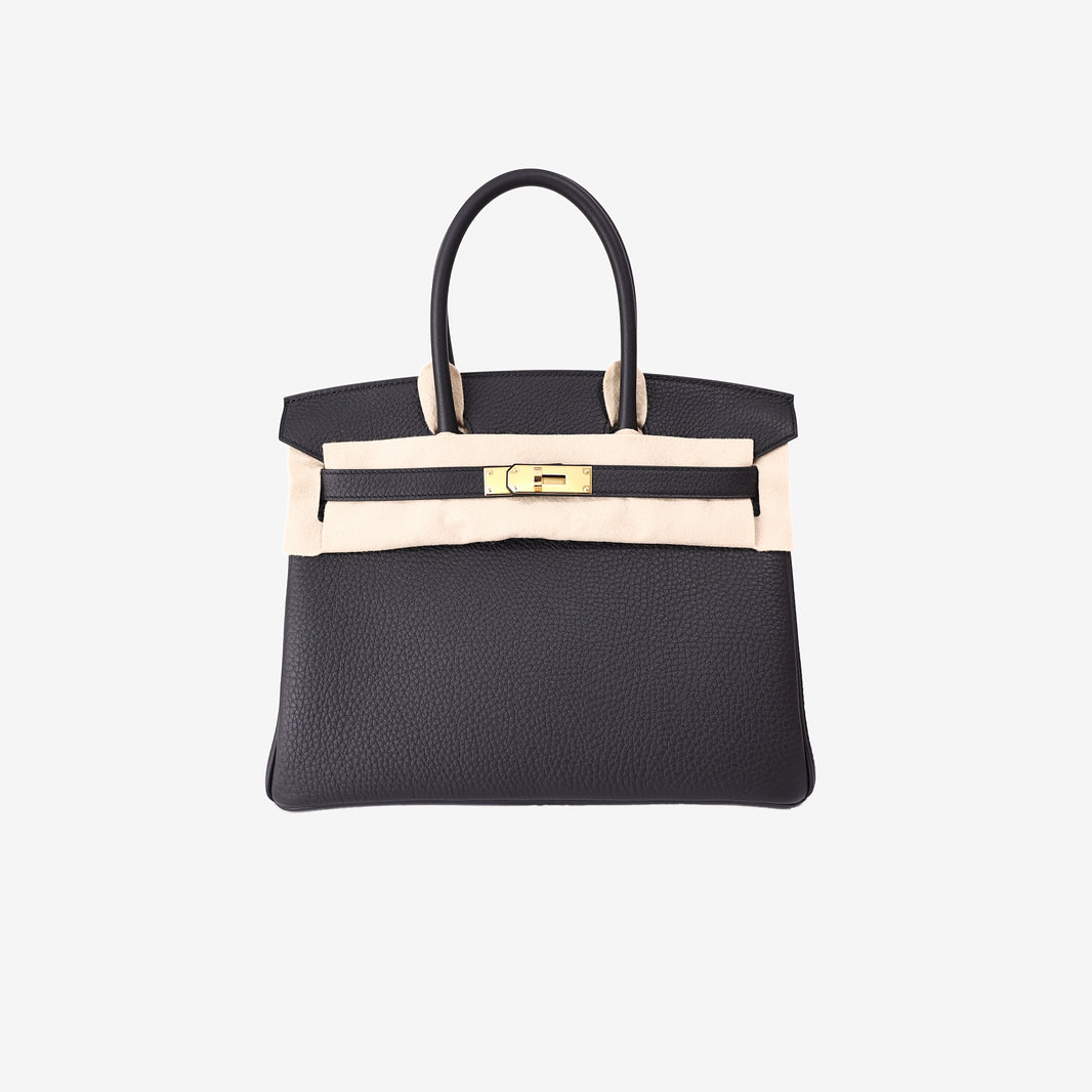 Hermès Birkin 30 in Noir Togo Leather with Gold Hardware