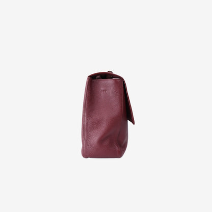 Chanel 2026 Matthieu Blazy Maxi Oversized Flap Bag 38.5 (Airport Bag) in Burgundy Grained Calfskin with Gold Hardware (Contact to Enquire)