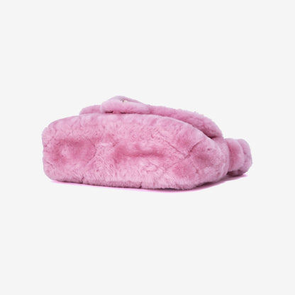 Chanel 22 Pink Shearling Flap Bag in Pink Shearling Lambskin Leather with Gold Hardware (Contact to Enquire)
