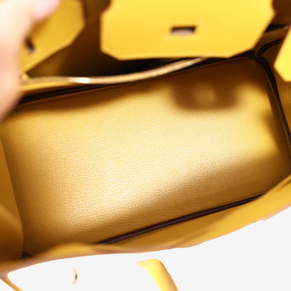 Hermès Birkin 30 in Yellow Epsom Leather with Gold Hardware