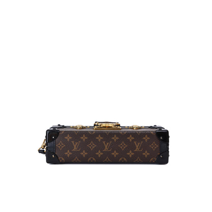 Louis Vuitton Petite Malle Bag in Monogram Canvas Leather with Gold Hardware (Contact to Enquire)
