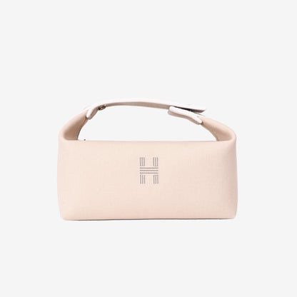 Hermès Bride-a-Brac Case in Naturel Canvas front view