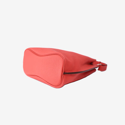 Hermès So Kelly 26 Shoulder Bag in Rouge Togo Leather with Palladium Hardware