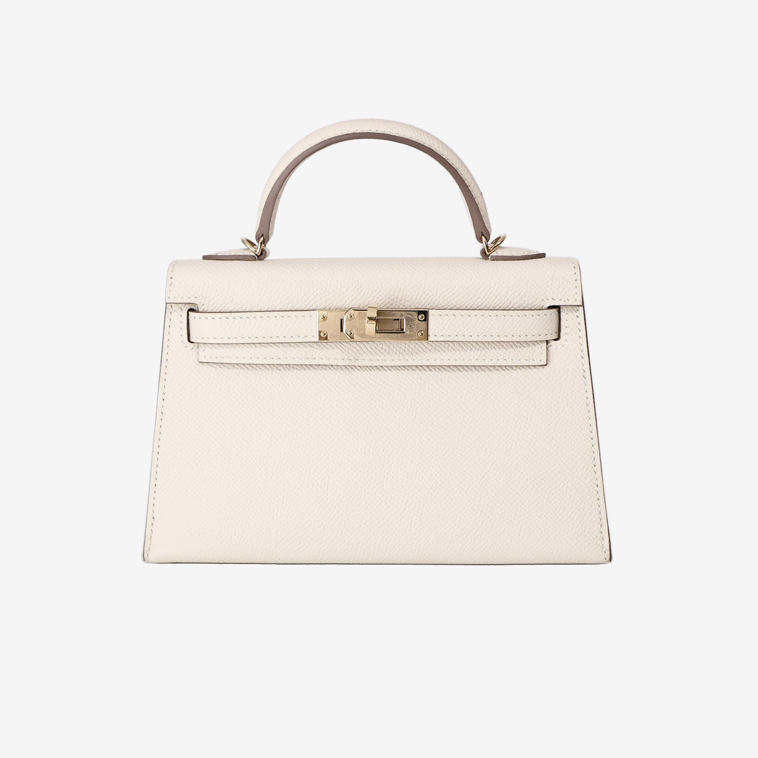 Hermès Mini Kelly in Craie Epsom Leather with Gold Hardware (Contact to Enquire)