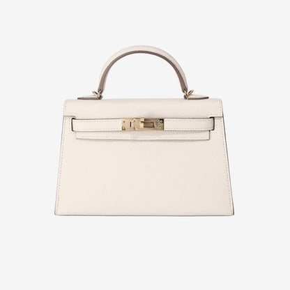 Hermès Mini Kelly in Craie Epsom Leather with Gold Hardware (Contact to Enquire)