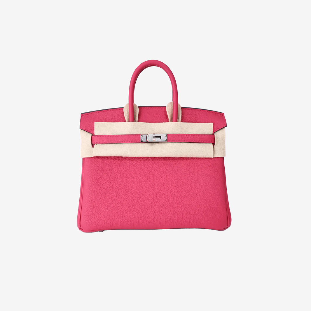 Hermès Birkin 25 in Rose Mexico Togo Leather with Palladium-Plated Hardware