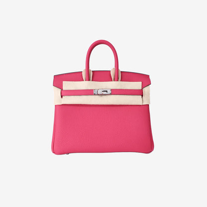 Hermès Birkin 25 in Rose Mexico Togo Leather with Palladium-Plated Hardware