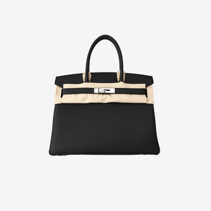 Hermès Birkin 30 in Noir Togo Leather with Palladium-Plated Hardware