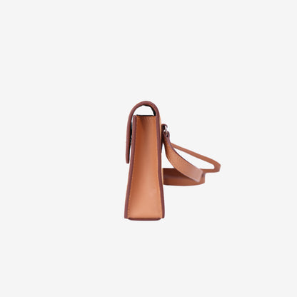 Hermès Snap Wallet in Sesame Veau Grizzly Suede and Swift Leather with Palladium Hardware