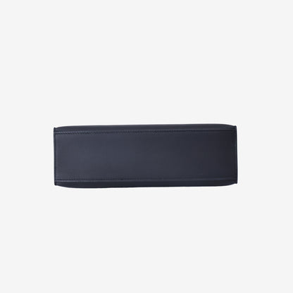 Hermès Kelly Pochette in Noir Swift Leather with Palladium-Plated Hardware (Contact to Enquire)