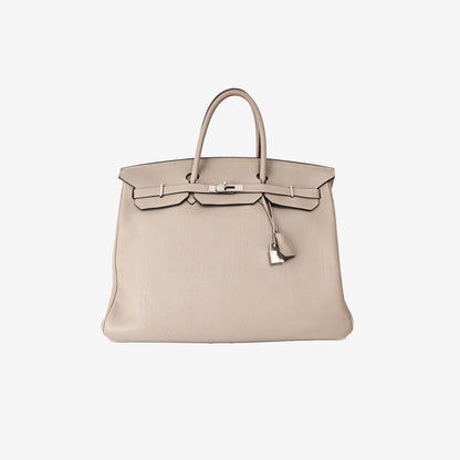 Hermès Birkin 40 in Grey Togo Leather with Palladium Hardware