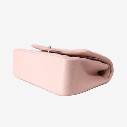 Chanel Classic Flap Jumbo in Pink Lambskin Leather with Gold Hardware