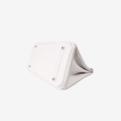Hermès Birkin 35 in Blanc Togo Leather with Palladium Hardware