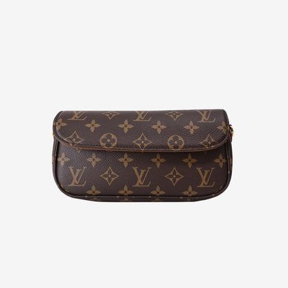 Louis Vuitton Wallet on Chain Bag in Brown Monogram Coated Canvas with Gold Hardware
