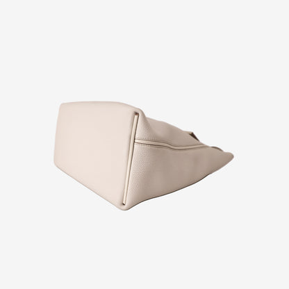 Hermès 24/24 35 in Béton Togo Leather/Alligator with Palladium-Plated Hardware