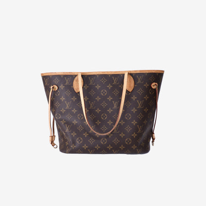 Louis Vuitton Neverfull MM in Monogram Coated Canvas with Gold Hardware