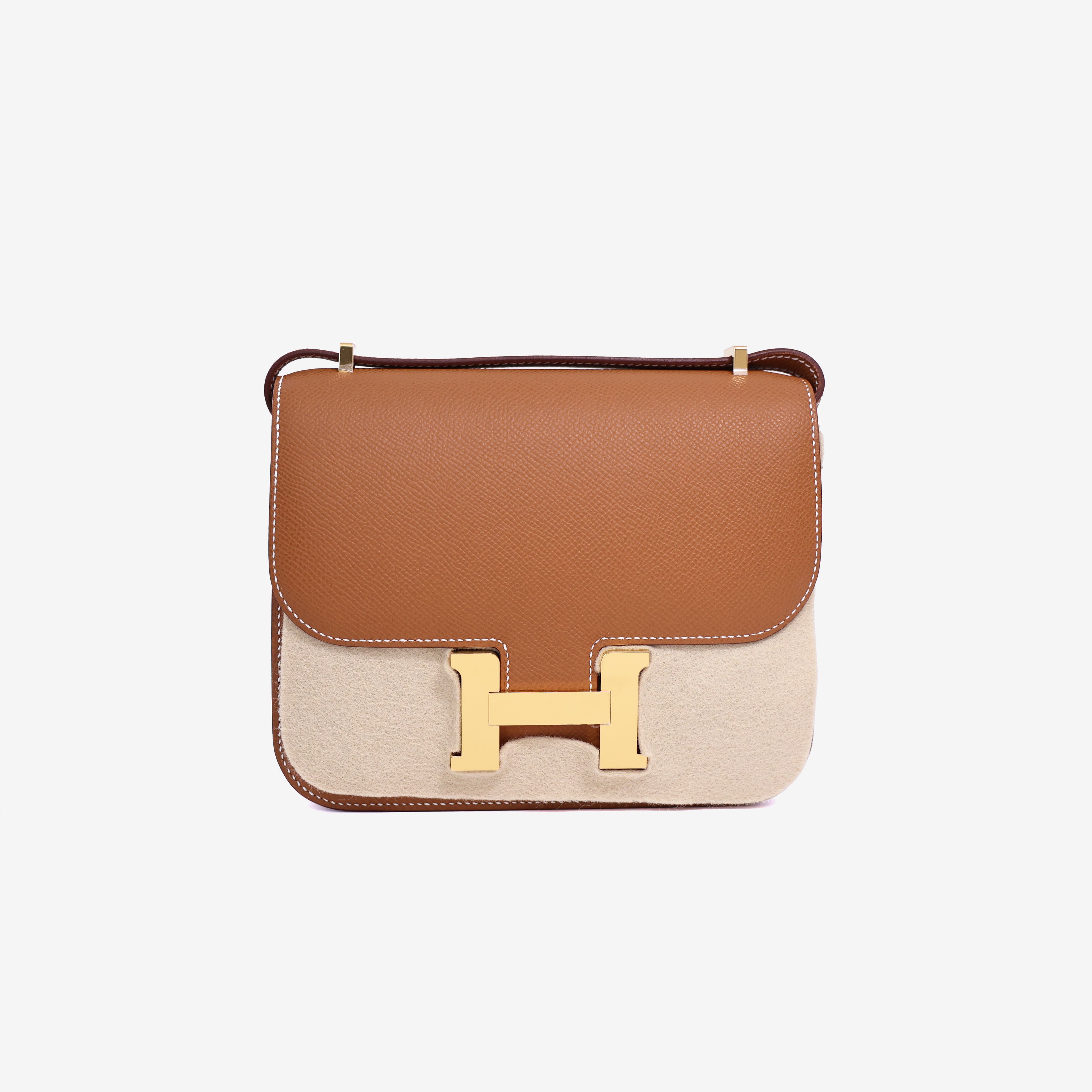 Hermès Constance 18 in Gold Epsom Leather with Gold-Plated