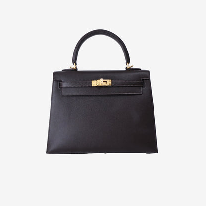 Hermès Kelly 25 in Bai Brun Epsom Leather with Gold Hardware