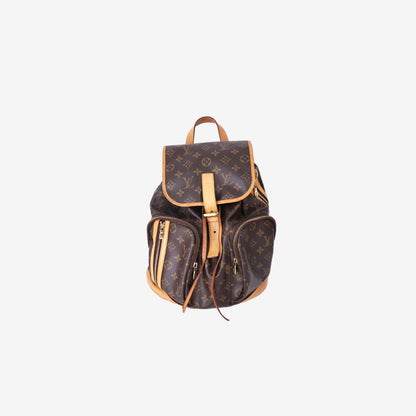 Louis Vuitton Bosphore Backpack in Monogram Coated Canvas with Gold Hardware