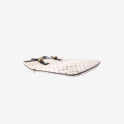 Louis Vuitton Monogram Mini Lin Françoise Bag in Beige Monogram Mini Lin Canvas with Brass Hardware (Contact to Enquire)