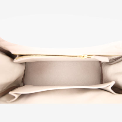 Hermès Kelly 25 in Béton Togo Leather with Gold-Plated Hardware