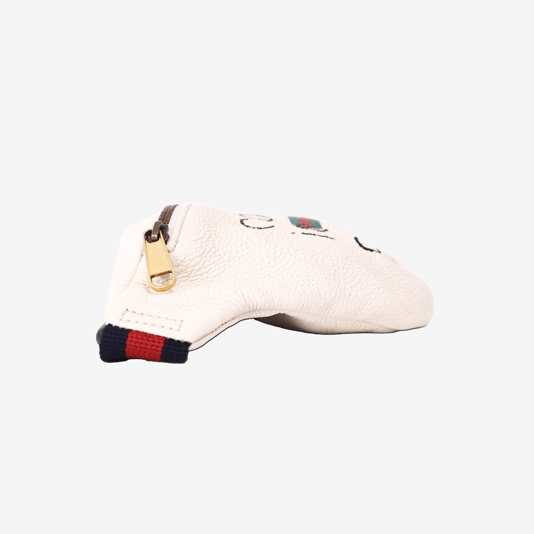Gucci Coco Capitán Belt Bag in White Calfskin Leather