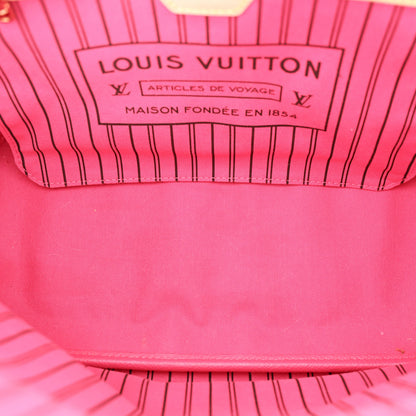 Louis Vuitton Neverfull Inside Out MM in Monogram Coated Canvas with Pink Detailing