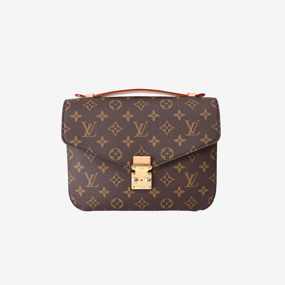 Louis Vuitton Pochette Métis Handbag in Monogram Canvas with Gold Hardware