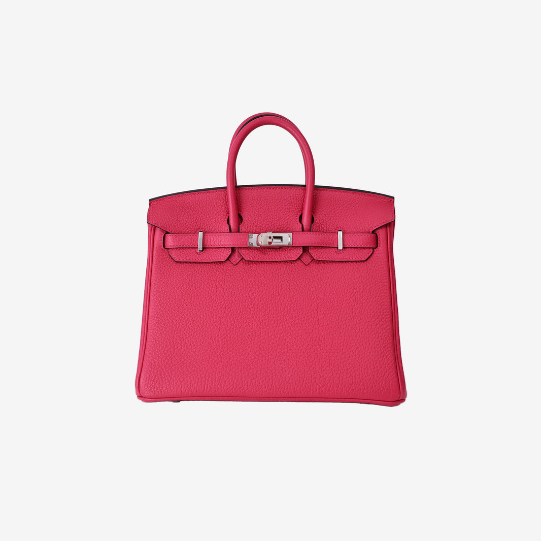 Hermès Birkin 25 in Rose Mexico Togo Leather with Palladium Hardware