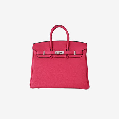 Hermès Birkin 25 in Rose Mexico Togo Leather with Palladium Hardware