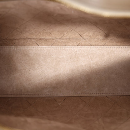 Chanel Large Bowling Bag in Dark Khaki Calfskin Leather with Gold Hardware (Contact to Enquire)